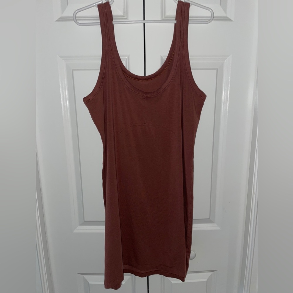 Lululemon Classic-Fit Cotton-Blend Scoop Dress Ancient Copper